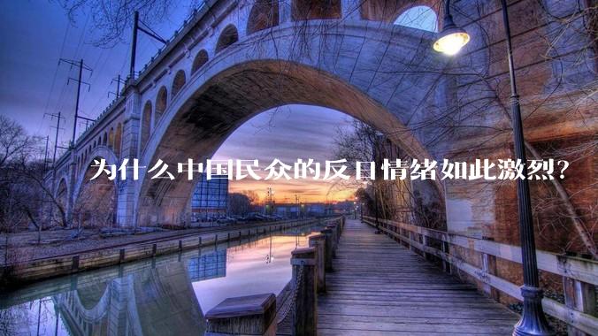 为什么中国民众的反日情绪如此激烈？