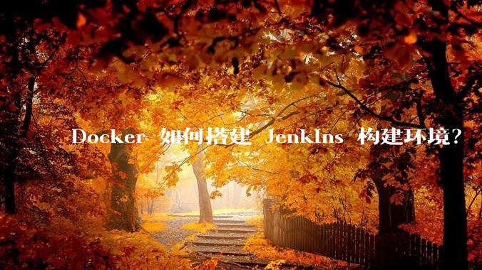 Docker 如何搭建 Jenkins 构建环境？